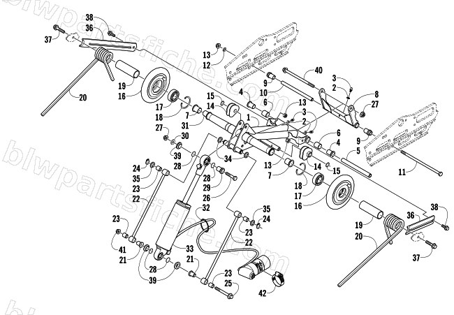 REAR SUSPENSION REAR ARM ASSEMBLY diagram