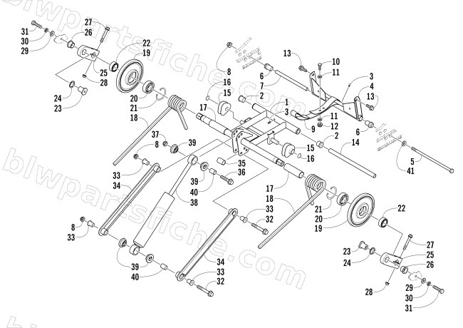 REAR SUSPENSION REAR ARM ASSEMBLY diagram