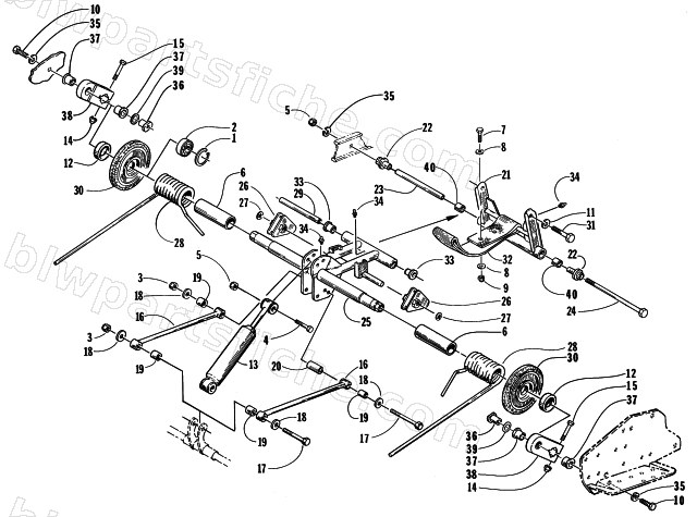 REAR SUSPENSION REAR ARM ASSEMBLY diagram