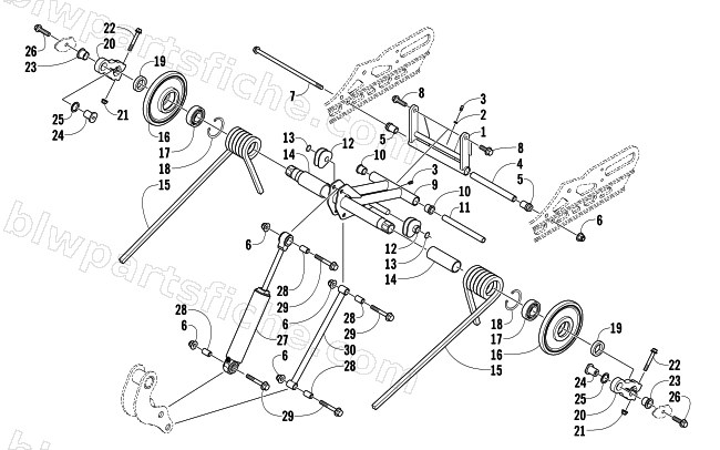 REAR SUSPENSION REAR ARM ASSEMBLY diagram