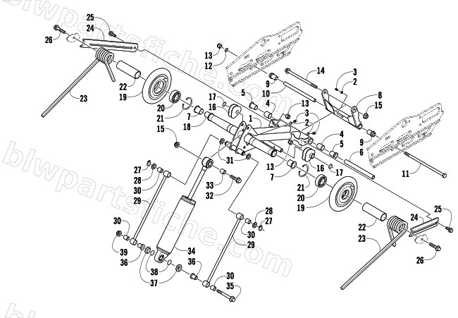 REAR SUSPENSION REAR ARM ASSEMBLY diagram