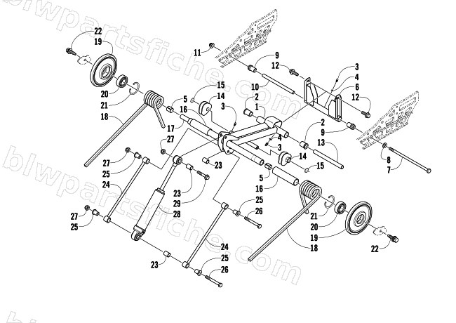 REAR SUSPENSION REAR ARM ASSEMBLY diagram