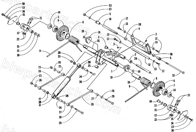 REAR SUSPENSION REAR ARM ASSEMBLY diagram