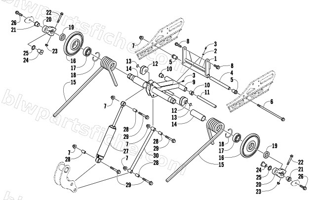 REAR SUSPENSION REAR ARM ASSEMBLY diagram