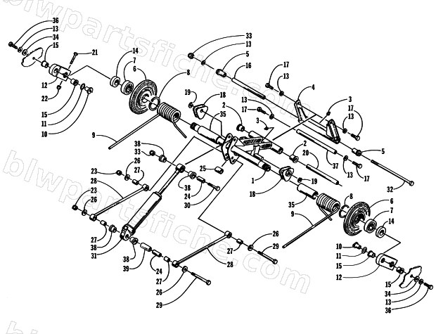 REAR SUSPENSION - REAR ARM ASSEMBLY diagram