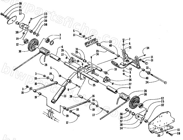 REAR SUSPENSION REAR ARM ASSEMBLY diagram