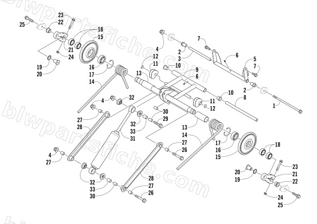REAR SUSPENSION REAR ARM ASSEMBLY diagram
