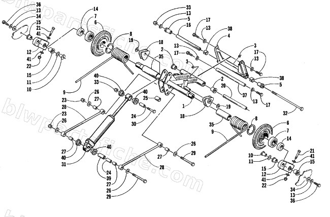 REAR SUSPENSION REAR ARM ASSEMBLY diagram
