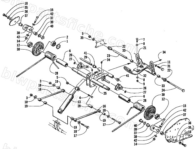 REAR SUSPENSION REAR ARM ASSEMBLY diagram