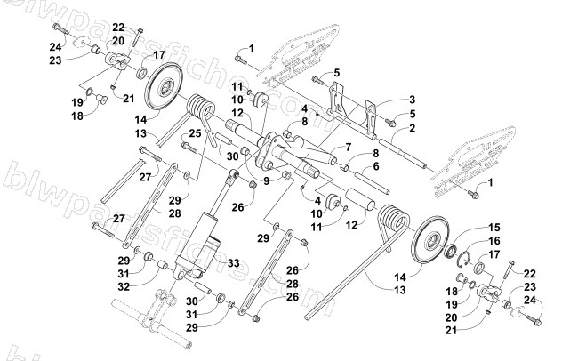 REAR SUSPENSION REAR ARM ASSEMBLY diagram