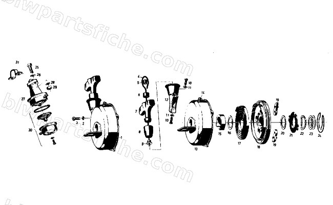RECOIL AND FUEL PUMP diagram