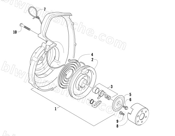 RECOIL STARTER diagram