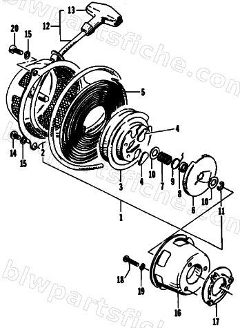 RECOIL STARTER diagram