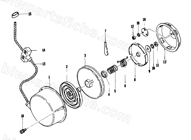 RECOIL STARTER diagram
