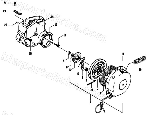RECOIL STARTER diagram