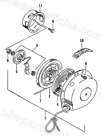 RECOIL STARTER diagram