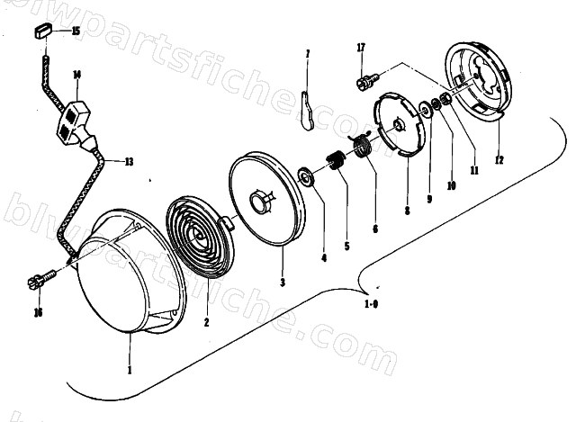 RECOIL STARTER diagram