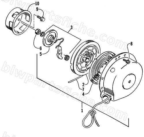 RECOIL STARTER diagram