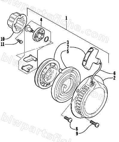 RECOIL STARTER diagram