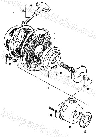 RECOIL STARTER diagram