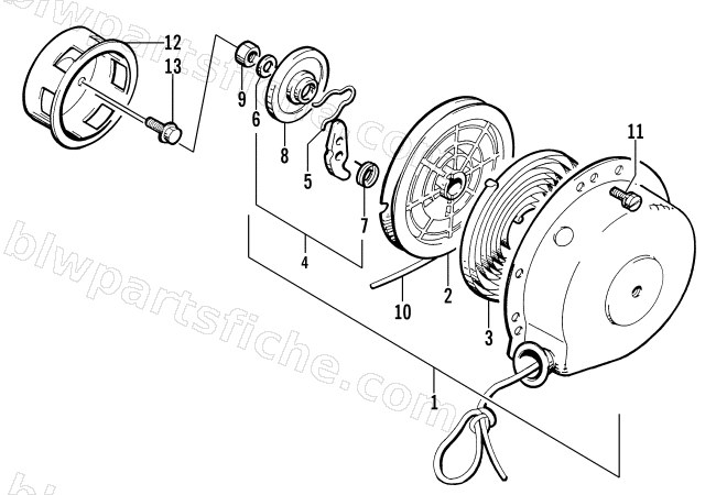 RECOIL STARTER diagram