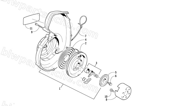 RECOIL STARTER diagram