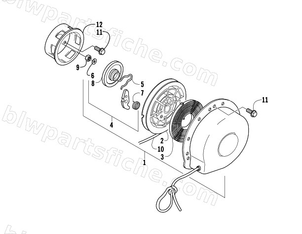 RECOIL STARTER diagram