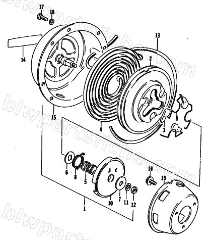 RECOIL STARTER diagram
