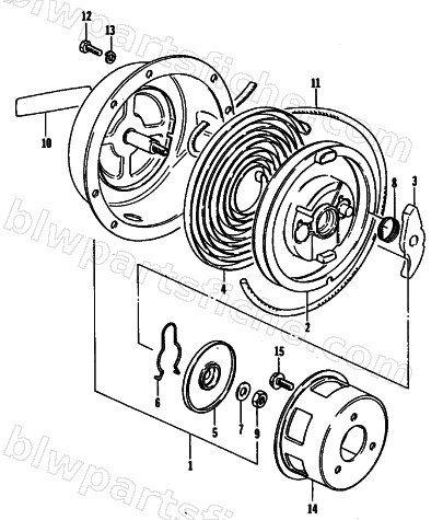 RECOIL STARTER diagram