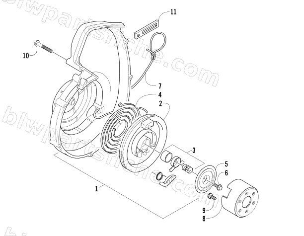 RECOIL STARTER diagram