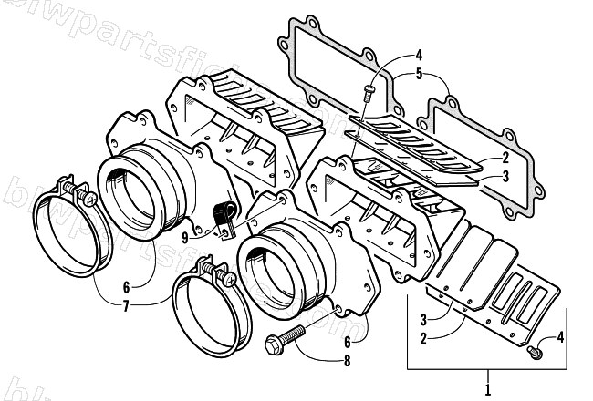REED VALVE ASSEMBLY diagram