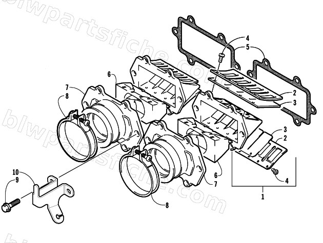 REED VALVE ASSEMBLY diagram