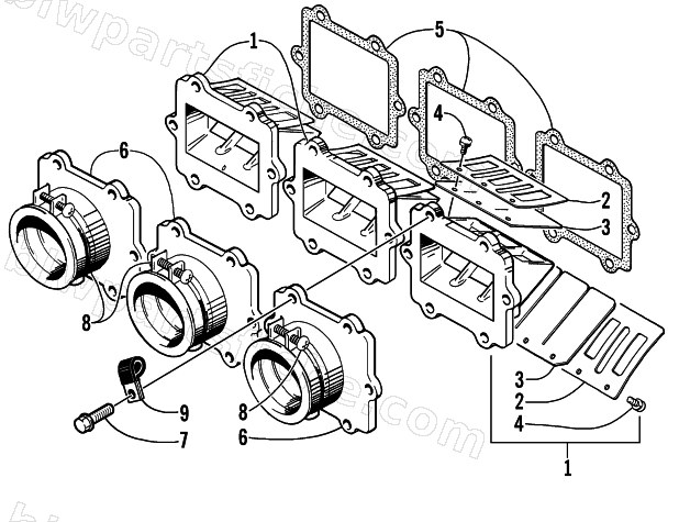 REED VALVE ASSEMBLY diagram