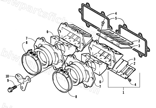 REED VALVE ASSEMBLY diagram