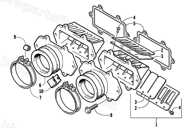 REED VALVE ASSEMBLY diagram