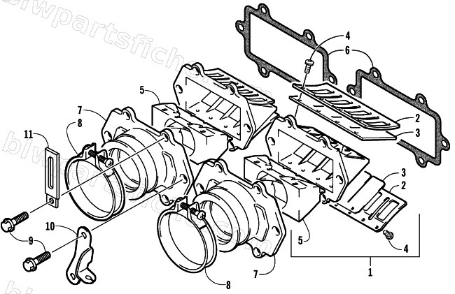 REED VALVE ASSEMBLY diagram