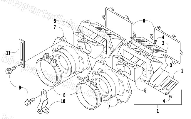 REED VALVE ASSEMBLY diagram