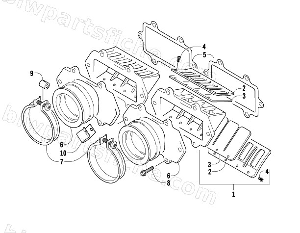 REED VALVE ASSEMBLY diagram
