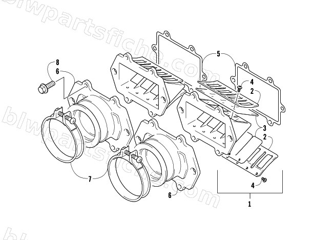 REED VALVE ASSEMBLY diagram