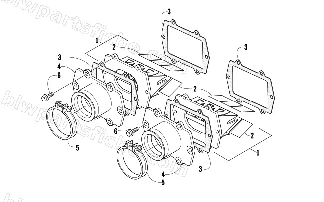 REED VALVE ASSEMBLY diagram