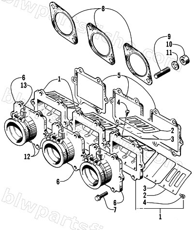 REED VALVE ASSEMBLY diagram