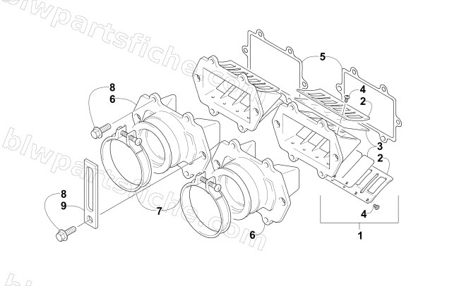 REED VALVE ASSEMBLY diagram