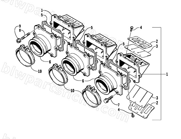 REED VALVE ASSEMBLY diagram