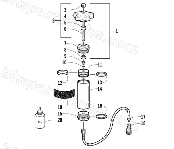 REMOTE SHOCK LIMITER ASSEMBLY diagram