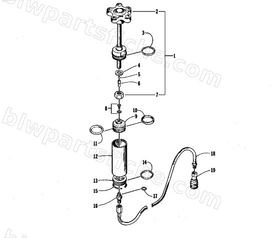 REMOTE SHOCK LIMITER ASSEMBLY diagram