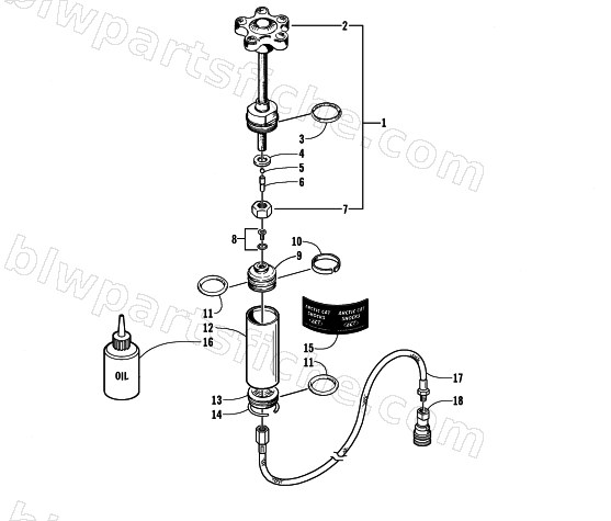 REMOTE SHOCK LIMITER ASSEMBLY (LE-C) diagram