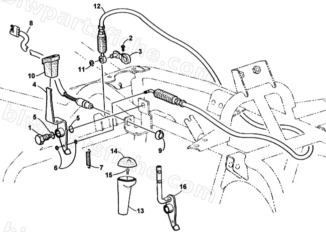REVERSE SHIFT LEVER ASSEMBLY diagram