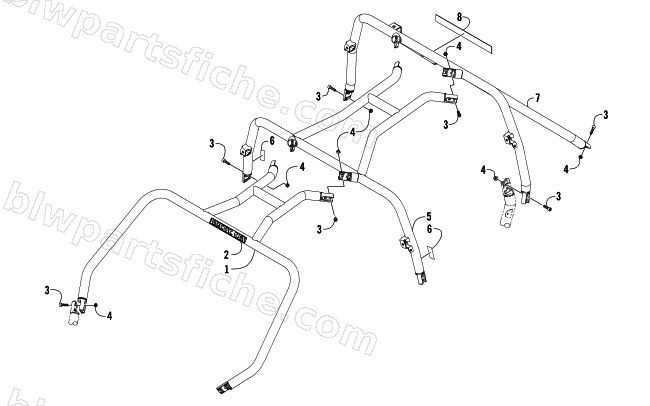 ROPS ASSEMBLY diagram