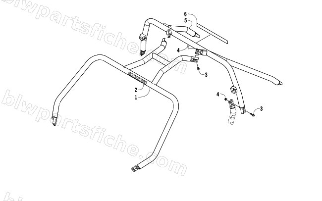 ROPS ASSEMBLY diagram