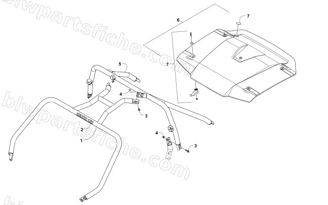 ROPS ASSEMBLY diagram